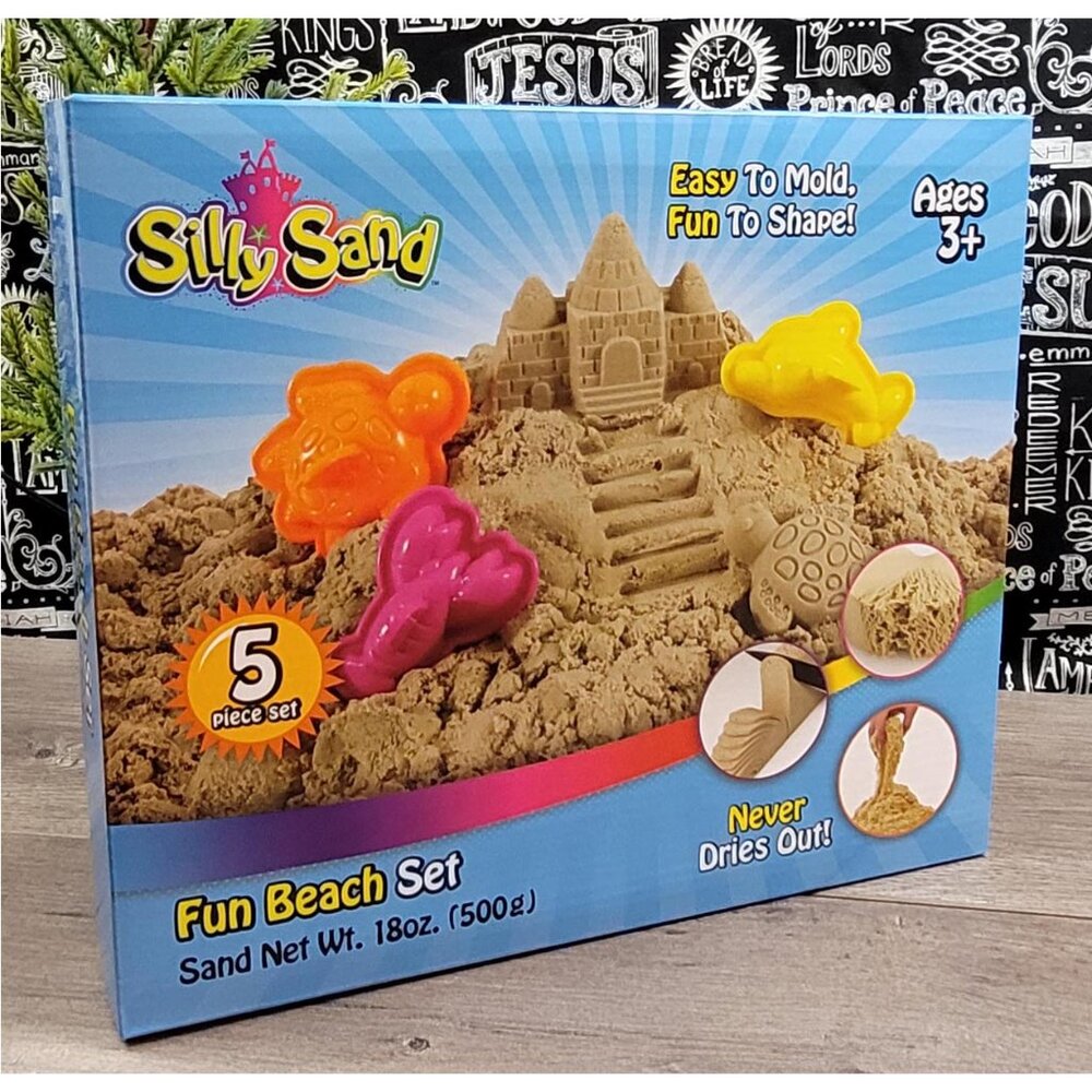 Silly Sand 5 Piece Summer Beach Set Kids Creative Fun Toy NEW
